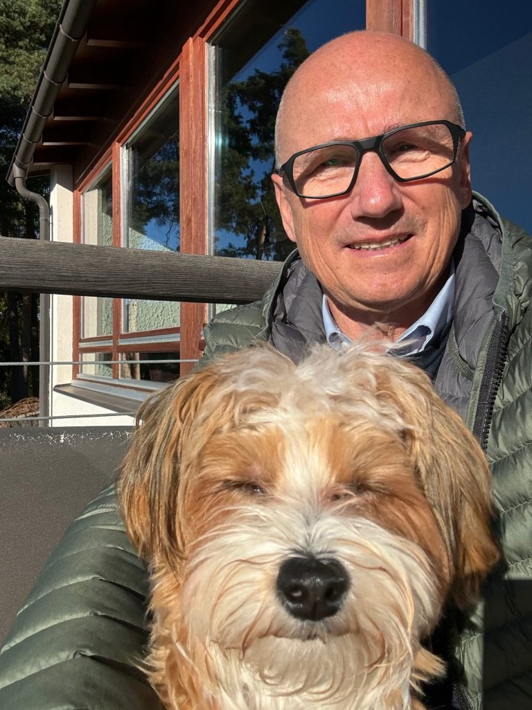 Christian Kegel mit Hund