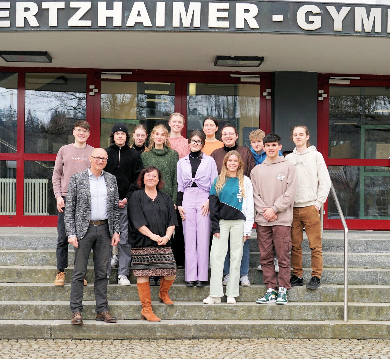 Christian Kegel mit Schüler